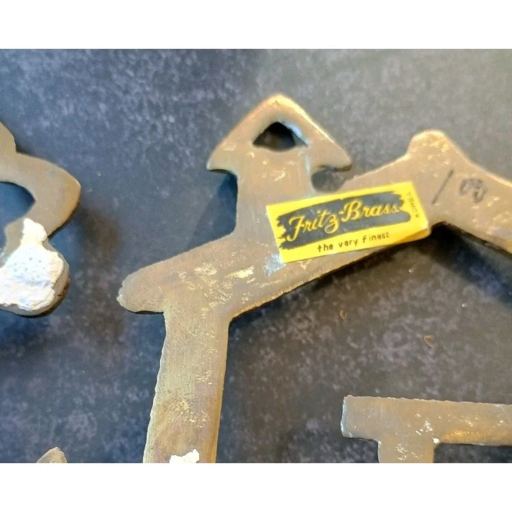 Vintage Brass Cottagecore Wall Key‎ Hook House Tree